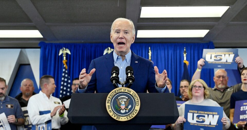 Biden chokes up while talking about deceased son and Trump’s disparaging remarks about carrier participants